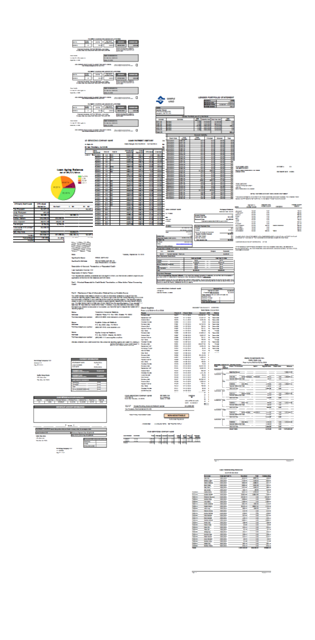 LOAN SERVICING SOFT Reports